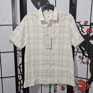 Folk‎ Curtis Short Sleeve Shirt Size Small NWT